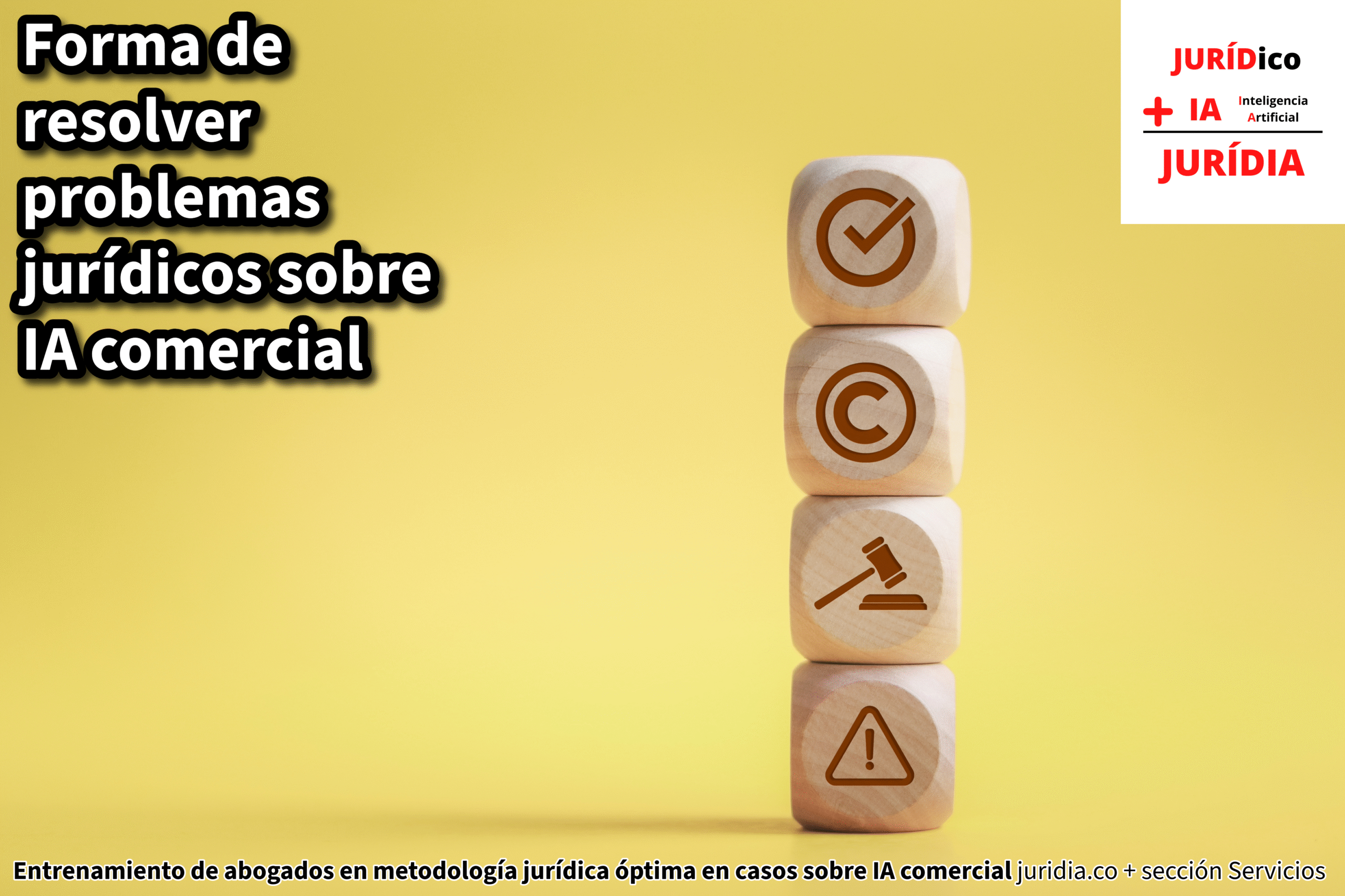 Forma de resolver problemas jurídicos sobre IA comercial – JURÍDIA